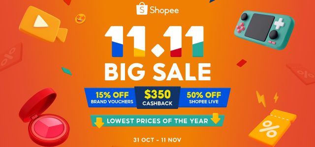 Catch the lowest prices of the year at 11.11 Big Sale,  Shopee’s biggest shopping festival of the year