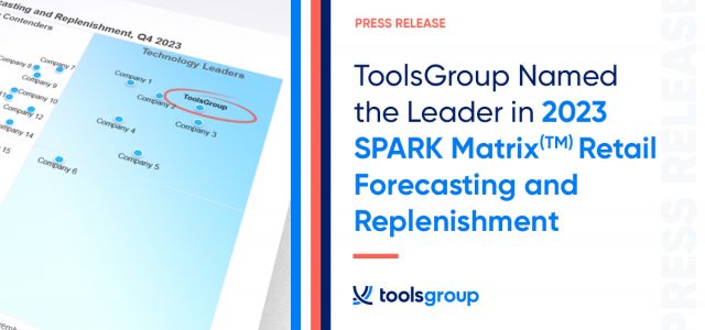 ToolsGroup Positioned as the Leader in the SPARK Matrix for Retail Forecasting and Replenishment by Quadrant Knowledge Solutions