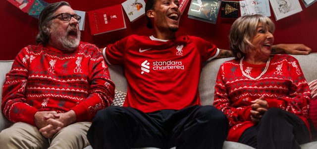 TV Royalty Ricky Tomlinson and Sue Johnson reunite for Liverpool FC’s Christmas Advert