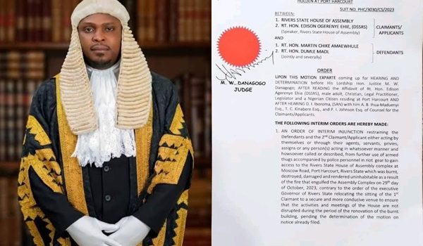 Rivers Assembly Crisis: Court Confirms Gov. Fubara’s Ally, Edison Ehie, As Authentic Speaker