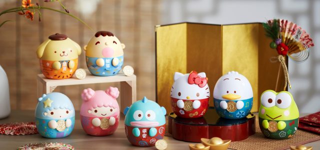 Sanrio Characters Bring Chinese New Year Joy to 7-Eleven! Gather Good Luck & Blessings with 8 Roly Poly Lucky Coin Banks Overflowing with Fortune and Prosperity in the Year of the Dragon