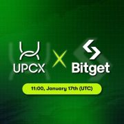 UPCX (UPC) token is listed on the Bitget trading platform
