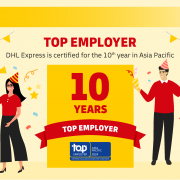 DHL Express achieves Top Employer accolade for 10th consecutive year, reiterating a decade of strong people culture