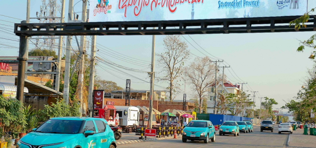 Xanh SM Laos launches electric taxi service in Savannakhet