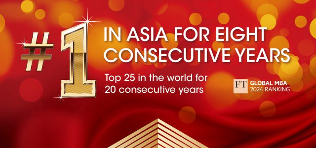 CEIBS MBA ranked #1 in Asia for eight consecutive years