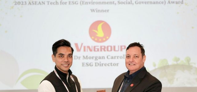 Vingroup wins prestigious AIBP 2023 Asean Tech for ESG Award