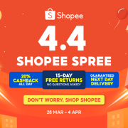 Experience Ultimate Shopping Freedom at 4.4 Shopee Spree: Don’t Worry, Shop Shopee!