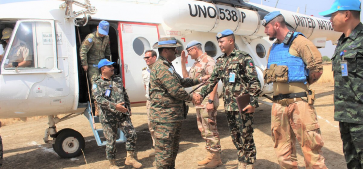 UNMISS force commander visits maper as cross-border clashes continue