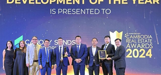 Canopy Sands Development Triumphs at Cambodia Real Estate Award 2024, Solidifying Leadership in Township Development