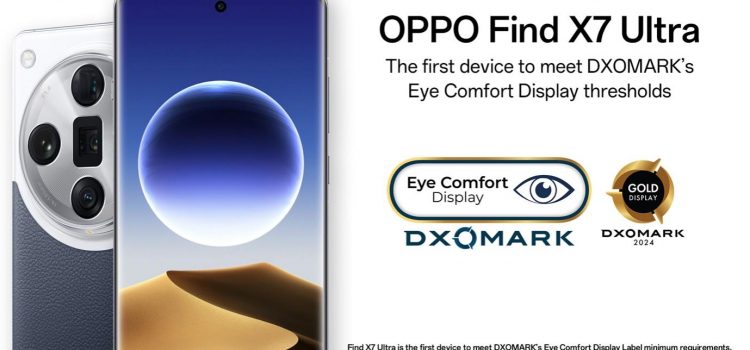 OPPO Find X7 Ultra First to Achieve DXOMARK Eye Comfort Display Label
