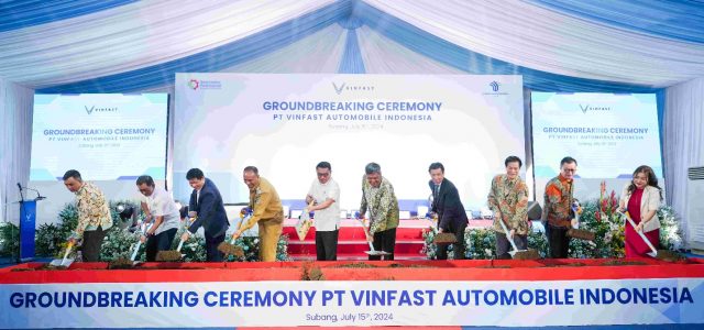 VinFast breaks ground on new EV assembly plant in Indonesia