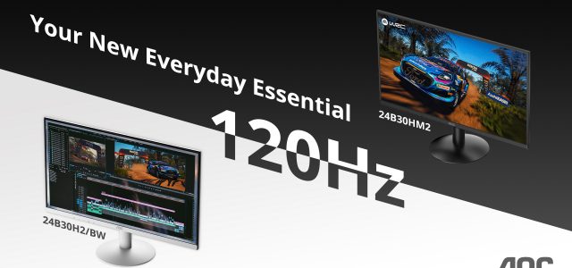 AOC B Series Monitors Upgraded with 120Hz and More for an Immersive Home Entertainment Experience
