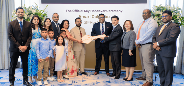 ONYX Hospitality Group Completes Key Handover Ceremony for its New Sri Lanka Property: Amari Colombo