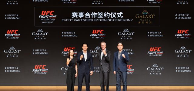 Galaxy Macau Announces Event Partnership with UFC® UFC® FIGHT NIGHT MACAU Returns After a Decade on November 23