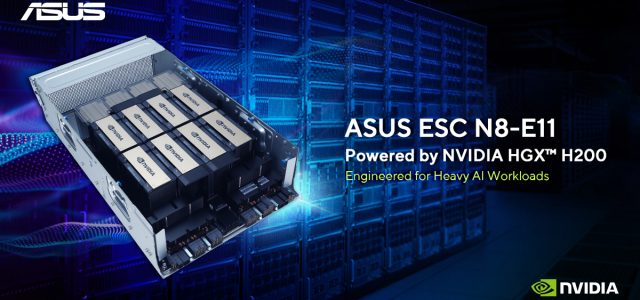 ASUS Announces ESC N8-E11 AI Server with NVIDIA HGX H200