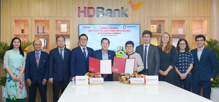 Increasing credit limit to $100 million, HDBank and Proparco promote climate finance and 2X Challenge initiative
