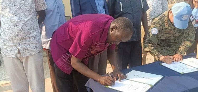 UNMISS peacekeepers support humanitarian efforts to protect civilians during cholera outbreak