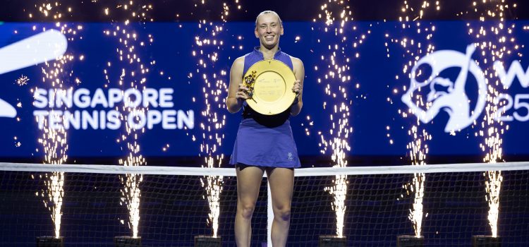 Elise Mertens clinches singles title at inaugural Singapore Tennis Open