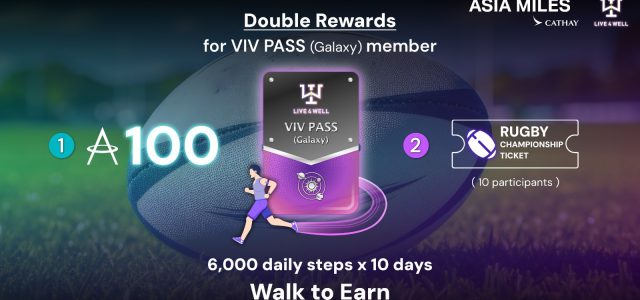 Live4Well Partners with Cathay to Offer Exciting Rewards—Experience the International Rugby Event