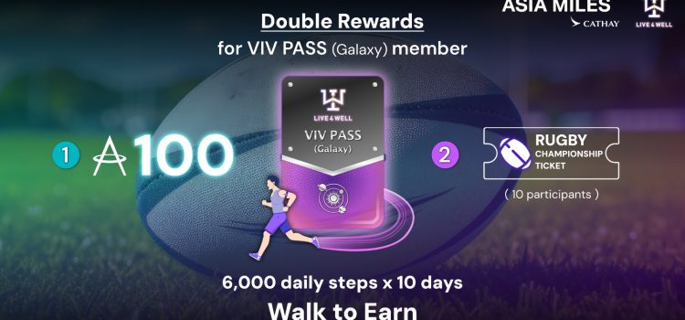 Live4Well Partners with Cathay to Offer Exciting Rewards—Experience the International Rugby Event