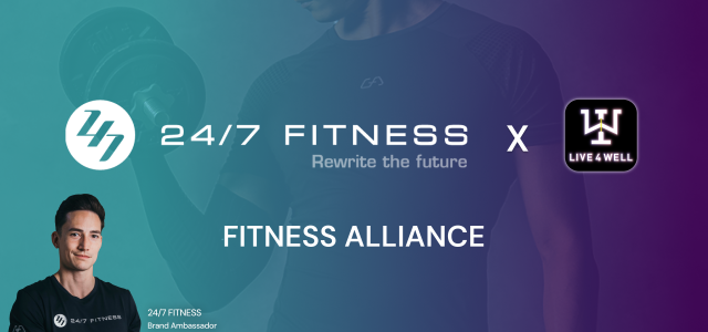 24/7 FITNESS and LIVE4WELL Join Forces in Powerful Alliance Turn Your Sweat into Tangible Rewards