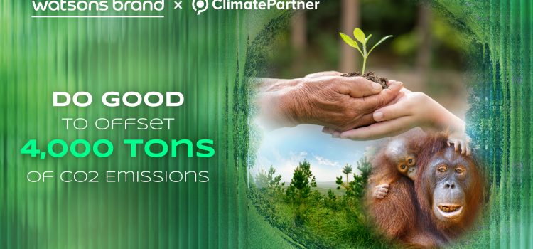 Watsons Joins Forces with Customers to Offset 4,000 Tons of CO2 to Fight Against Climate Change