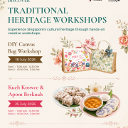 Discover Singapore’s Creative & Culinary Heritage in Chinatown Singapore with Family-Friendly Weekend Workshops