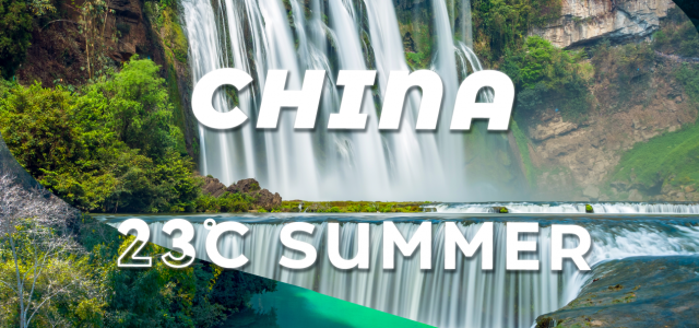 Escape to China’s Mysterious Guizhou and enjoy a cool 23°C summer retreat.