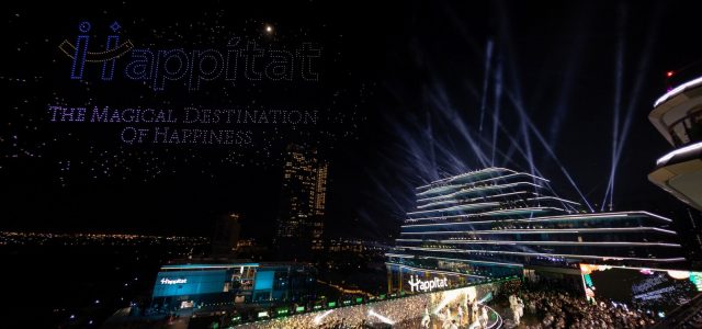 Happitat Celebrates Its Grand Opening, Transforming Over 200,000 Sq.m. from Land to Sky with a Record-Breaking 2,222-Drone Show, as Zhou Yiran Leads Over 100 Artists in a Festival of Happiness
