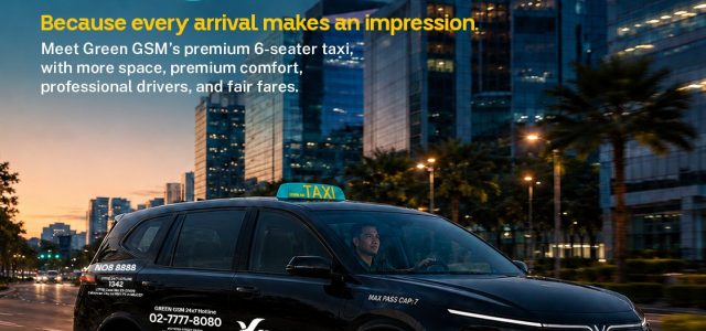 Green GSM Philippines launches premium taxi, a 7-seat high-end electric taxi service