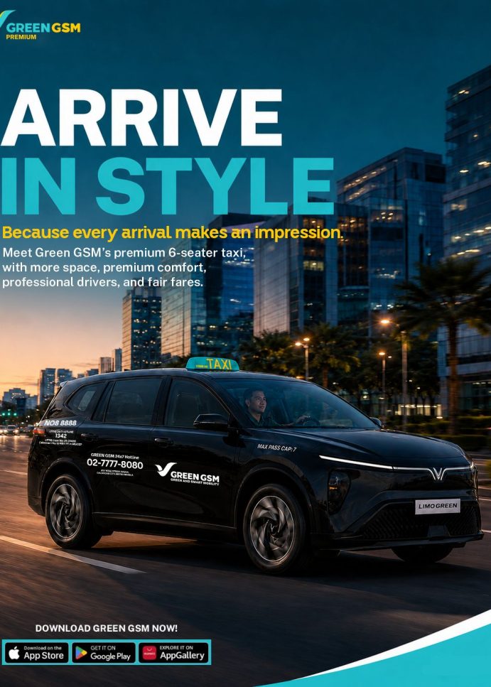 Green GSM Philippines launches premium taxi, a 7-seat high-end electric taxi service