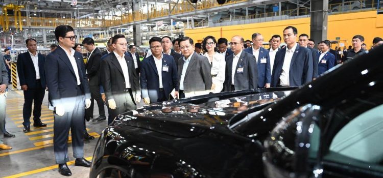 President Of Myanmar Visits VinFast Manufacturing Complex  In Hai Phong