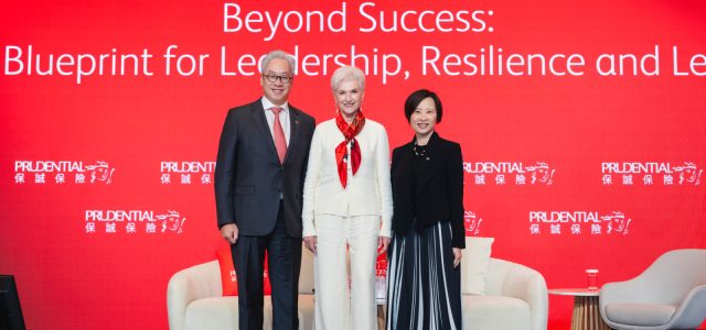 Dr Maye Musk, author, supermodel, and dietitian, speaks at the Prudential Leadership Forum