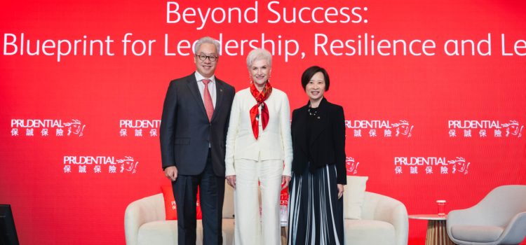 Dr Maye Musk, author, supermodel, and dietitian, speaks at the Prudential Leadership Forum
